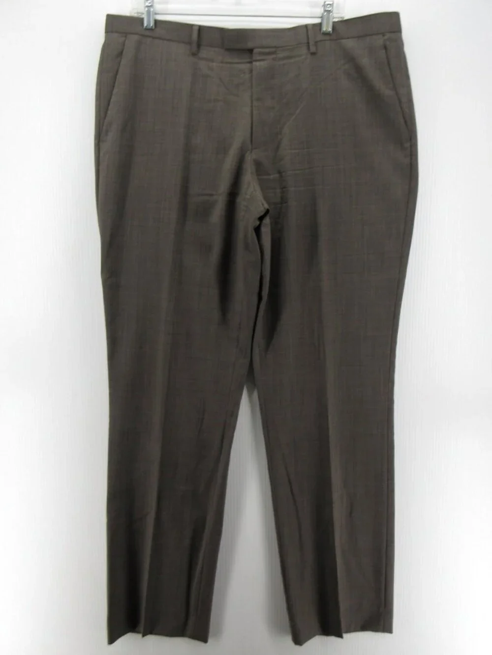 Hugo Boss Suit 46 L Virgin Wool Blend Stretch Luxury Classic 38X34 *